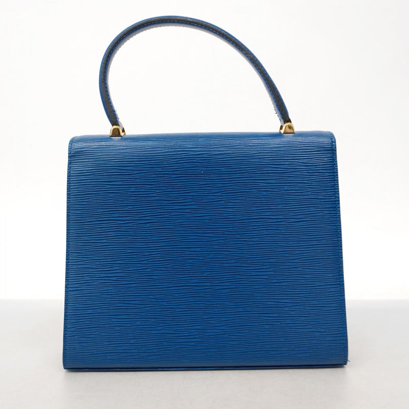 【6ae5124-k】ルイヴィトン ハンドバッグ エピ マルゼルブ M52375 トレドブルー【中古】レディース