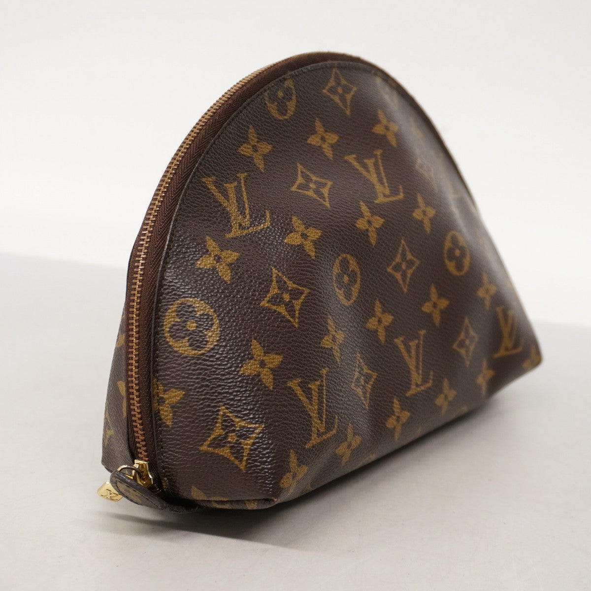 【6ae5126-k】ルイヴィトン ポーチ モノグラム トゥルースドゥミロンド M47520 ブラウン【中古】レディース