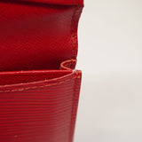 【6ae5127-k】ルイヴィトン カードケース エピ アンヴェロップカルトドゥヴィジット M5658E ルージュ【中古】レディース