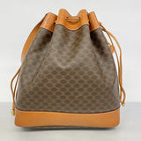 【6ae5139-k】セリーヌ ショルダーバッグ マカダム PVC ブラウン ゴールド金具【中古】レディース