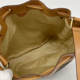 【6ae5139-k】セリーヌ ショルダーバッグ マカダム PVC ブラウン ゴールド金具【中古】レディース