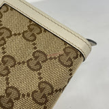 【6ae5144-k】グッチ 長財布 GGキャンバス インターロッキングG 282431 キャンバス ブラウン ベージュ シャンパンゴールド金具【中古】レディース