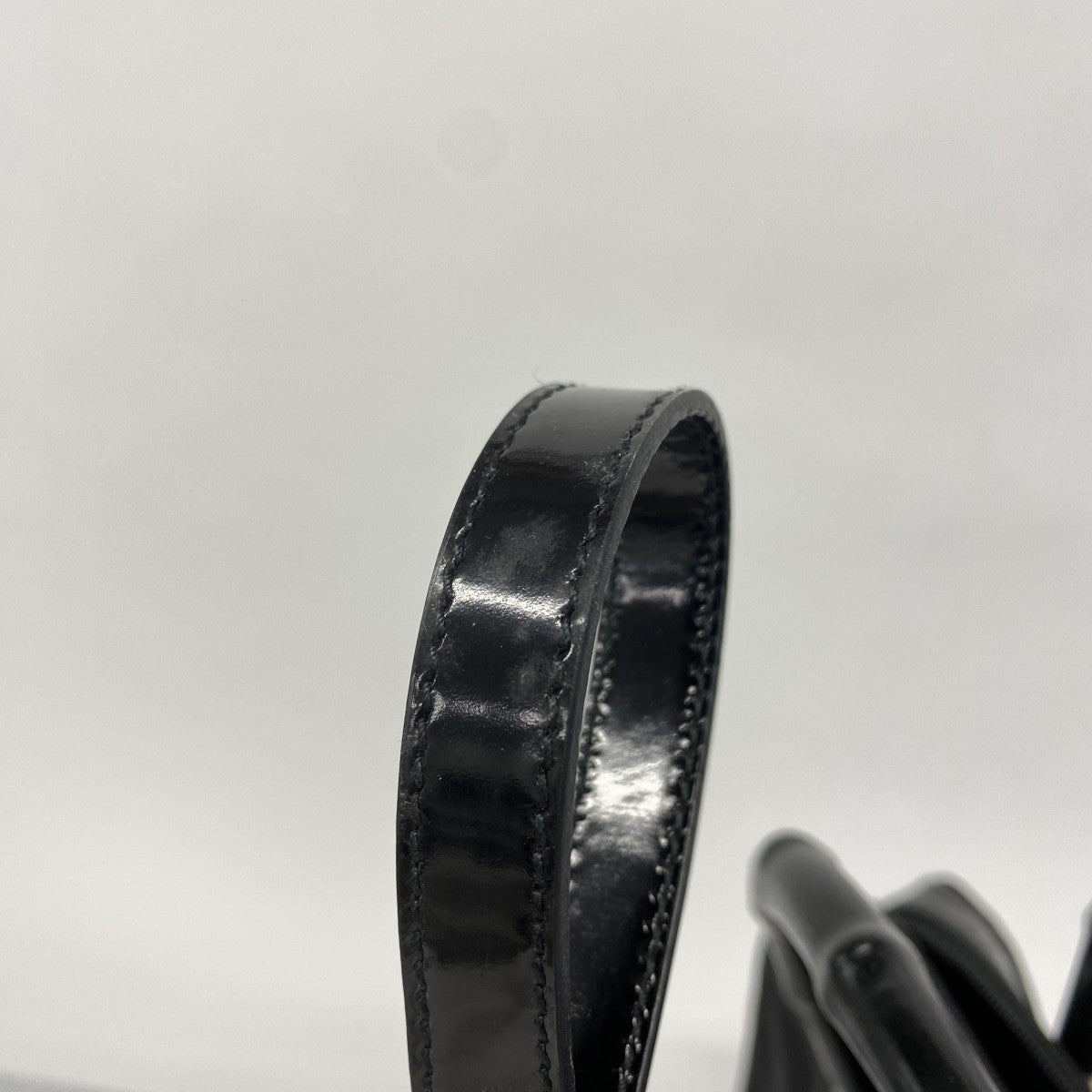 【6ae5145-k】グッチ ハンドバッグ バンブー 000 0828 ナイロン ブラック シルバー金具 2wayバッグ【中古】レディース