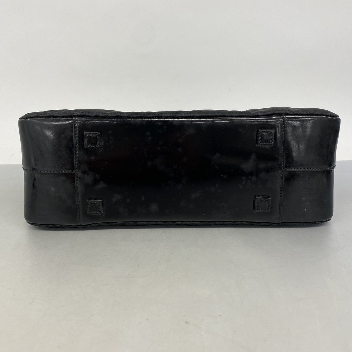 【6ae5145-k】グッチ ハンドバッグ バンブー 000 0828 ナイロン ブラック シルバー金具 2wayバッグ【中古】レディース