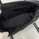 【6ae5145-k】グッチ ハンドバッグ バンブー 000 0828 ナイロン ブラック シルバー金具 2wayバッグ【中古】レディース