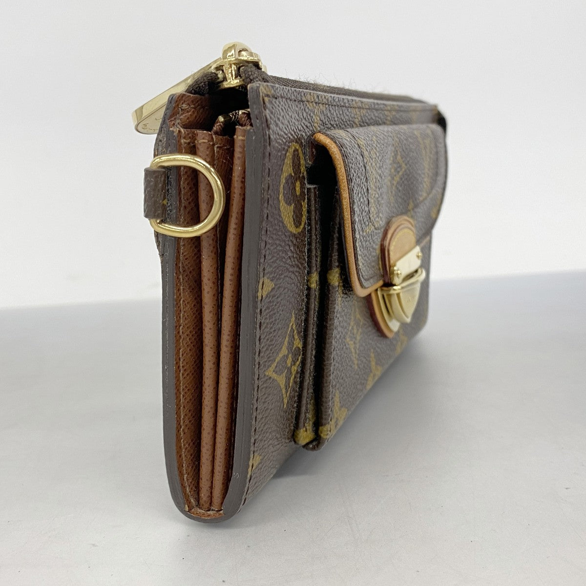 【6ae5148-k】ルイヴィトン 長財布 モノグラム ポルトフォイユアストリッド M61781 ブラウン【中古】レディース
