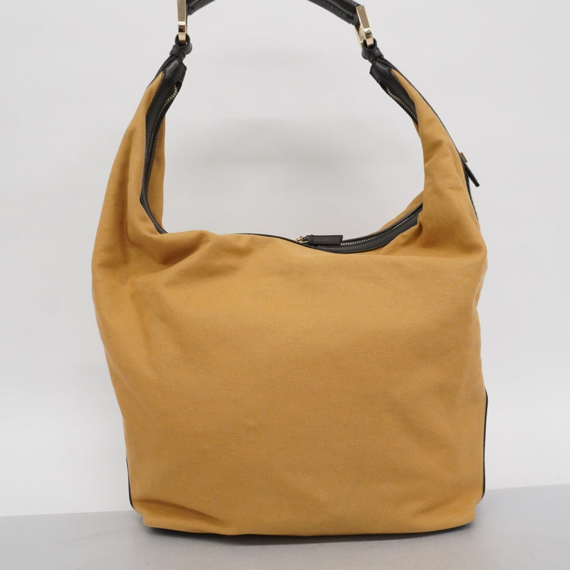 【6ae5149-k】グッチ ショルダーバッグ シェリーライン 001 4287 キャンバス ベージュ シャンパンゴールド金具【中古】レディース