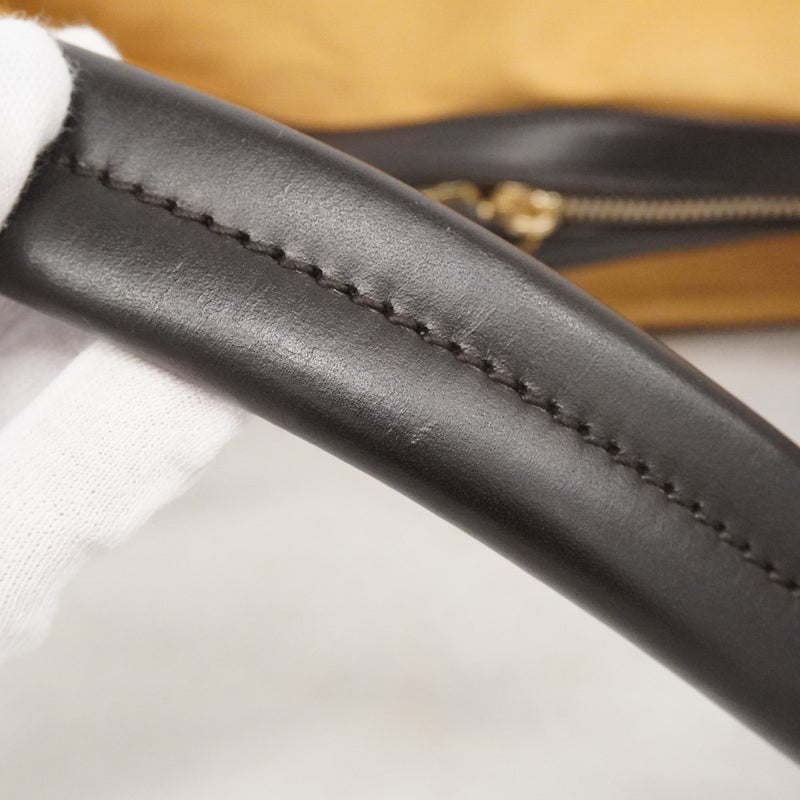 【6ae5149-k】グッチ ショルダーバッグ シェリーライン 001 4287 キャンバス ベージュ シャンパンゴールド金具【中古】レディース