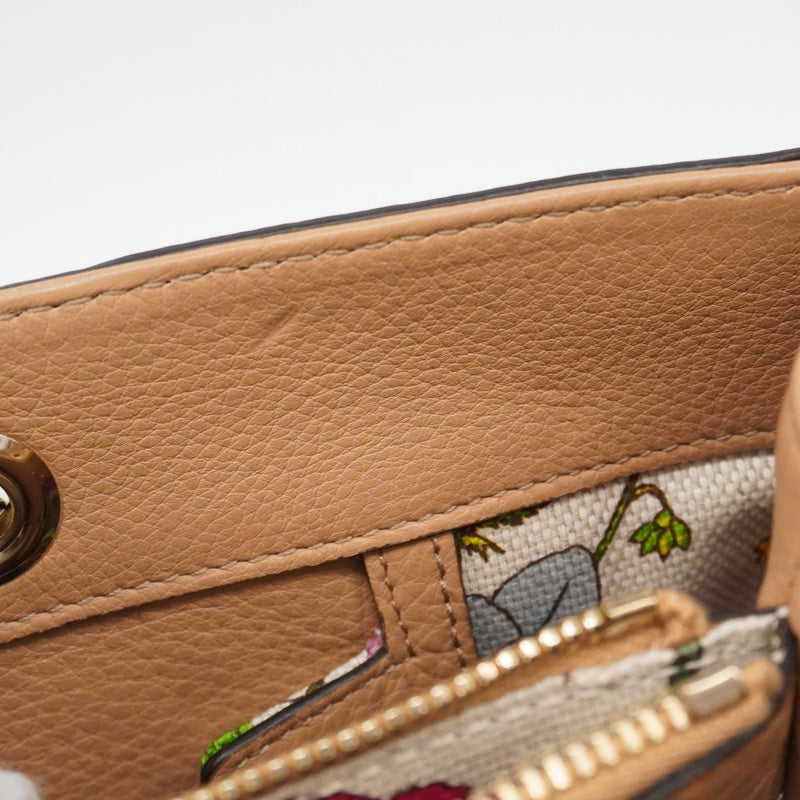 【6ae5151-k】グッチ ハンドバッグ バンブー 323660 レザー ベージュ シャンパンゴールド金具 2wayバッグ【中古】レディース