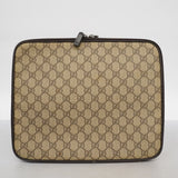 【6ae5152-k】グッチ クラッチバッグ GGスプリーム インターロッキングG 196264 PVC ブラウン シルバー金具【中古】メンズ レディース ユニセックス