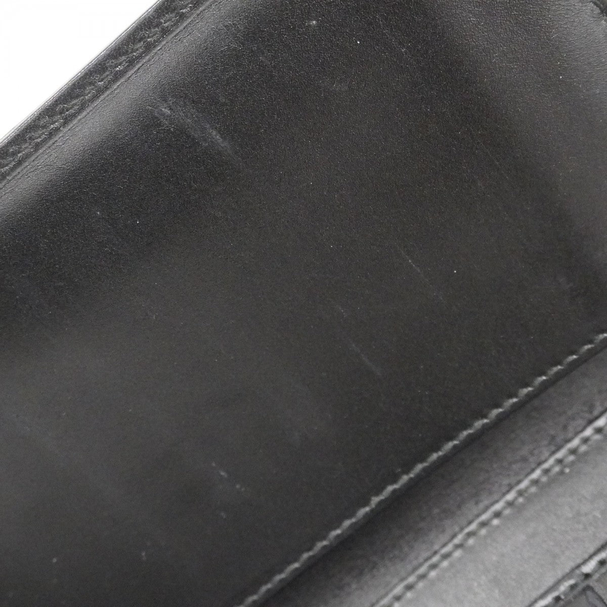 【6ae5154-k】グッチ 長財布 GGインプリメ 212104 PVC ブラック シルバー金具【中古】レディース