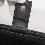 【6ae5154-k】グッチ 長財布 GGインプリメ 212104 PVC ブラック シルバー金具【中古】レディース