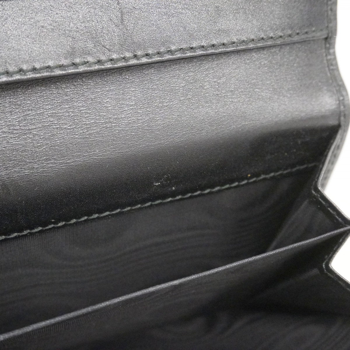 【6ae5154-k】グッチ 長財布 GGインプリメ 212104 PVC ブラック シルバー金具【中古】レディース