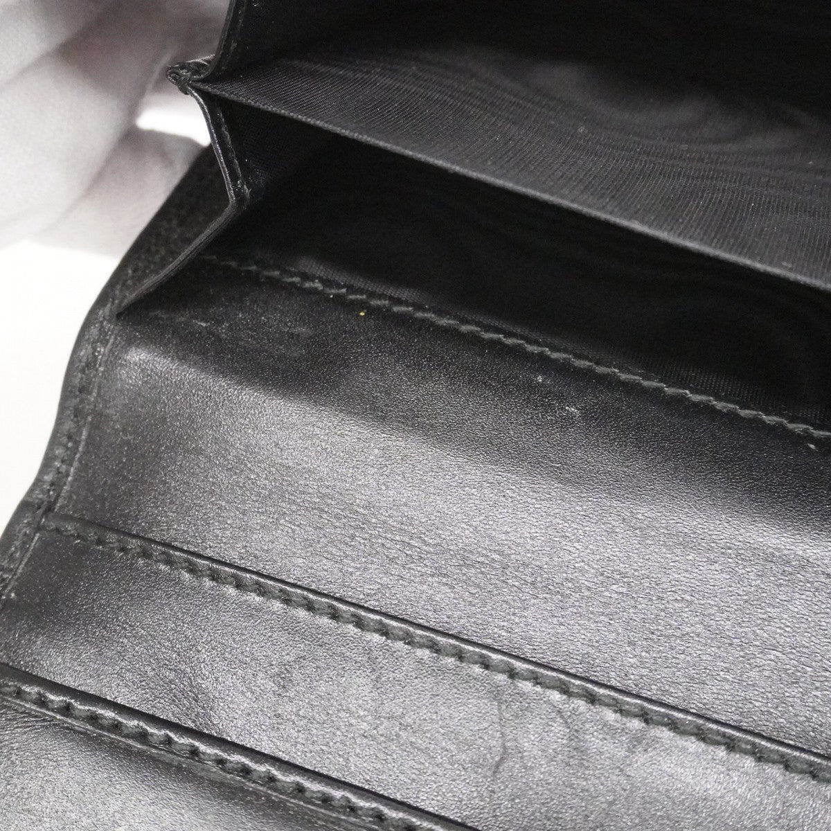 【6ae5154-k】グッチ 長財布 GGインプリメ 212104 PVC ブラック シルバー金具【中古】レディース