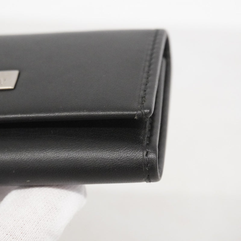 【6ae5155-k】グッチ キーケース 92758 レザー ブラック シルバー金具【中古】メンズ レディース ユニセックス