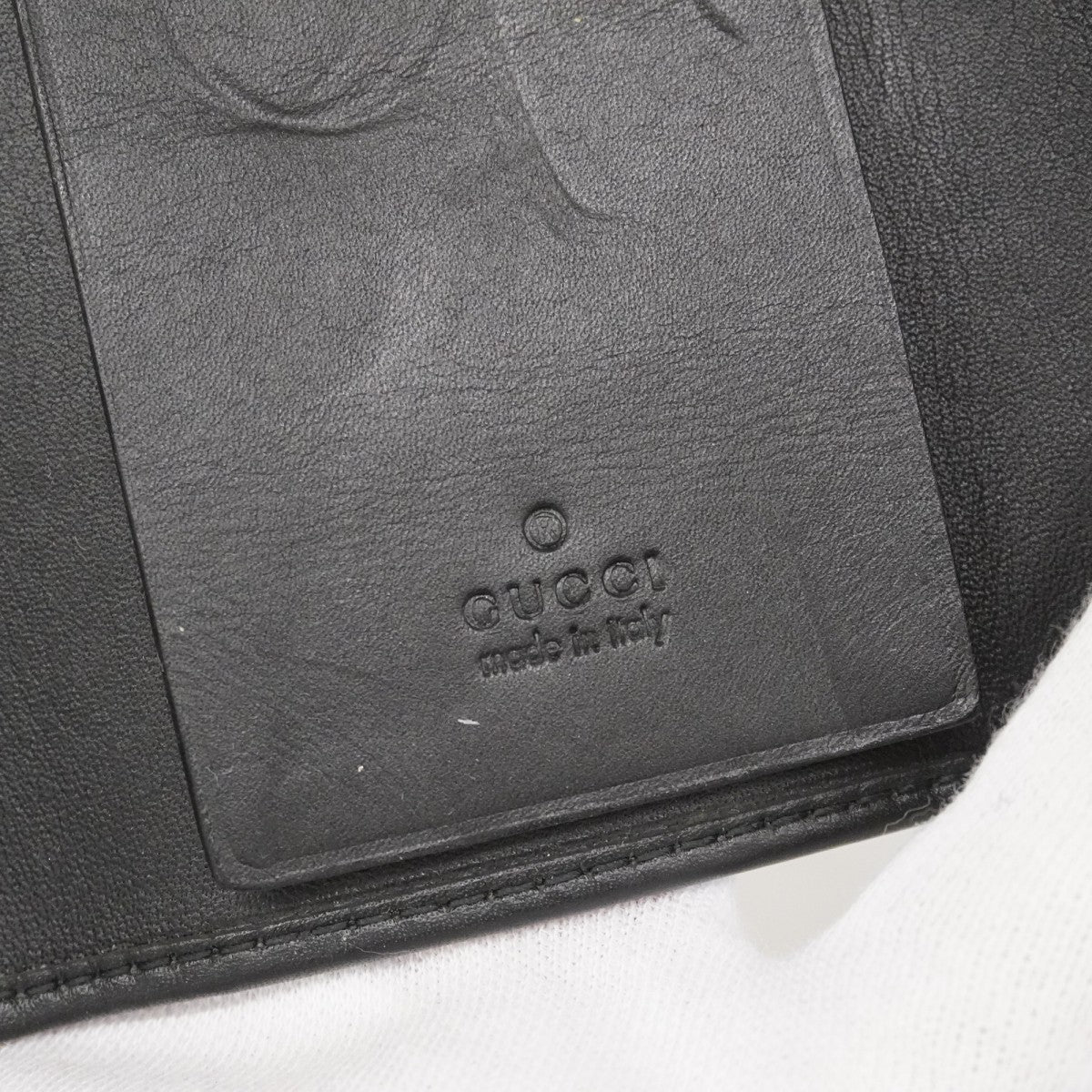 【6ae5155-k】グッチ キーケース 92758 レザー ブラック シルバー金具【中古】メンズ レディース ユニセックス