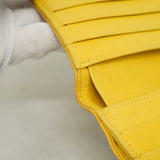 【6ae5157-k】シャネル 財布 ビコローレ キャビアスキン イエロー ゴールド金具【中古】レディース