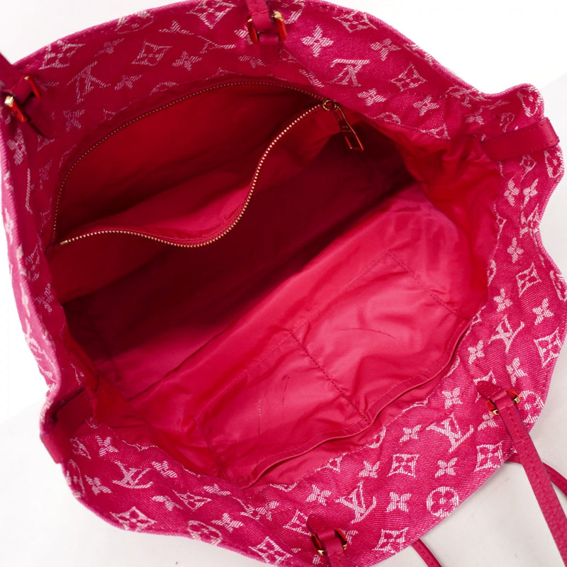 【6ae5172-k】ルイヴィトン ハンドバッグ モノグラム・デニム ノエフルMM M40870 ローズアンディアン 2wayバッグ【中古】レディース