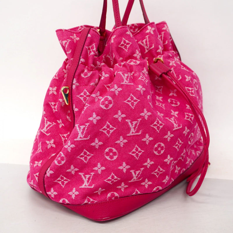 【6ae5172-k】ルイヴィトン ハンドバッグ モノグラム・デニム ノエフルMM M40870 ローズアンディアン 2wayバッグ【中古】レディース