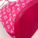 【6ae5172-k】ルイヴィトン ハンドバッグ モノグラム・デニム ノエフルMM M40870 ローズアンディアン 2wayバッグ【中古】レディース