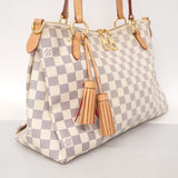 【6ae5173-k】ルイヴィトン トートバッグ ダミエ・アズール リミントン N40022 ホワイト【中古】レディース