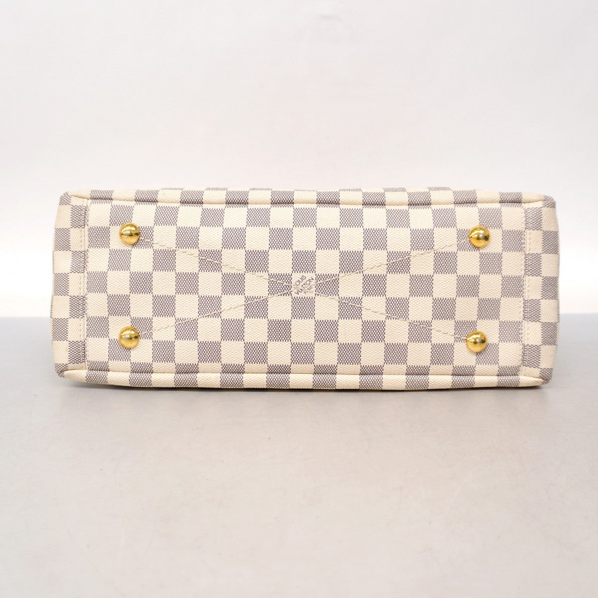 【6ae5173-k】ルイヴィトン トートバッグ ダミエ・アズール リミントン N40022 ホワイト【中古】レディース