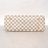 【6ae5173-k】ルイヴィトン トートバッグ ダミエ・アズール リミントン N40022 ホワイト【中古】レディース