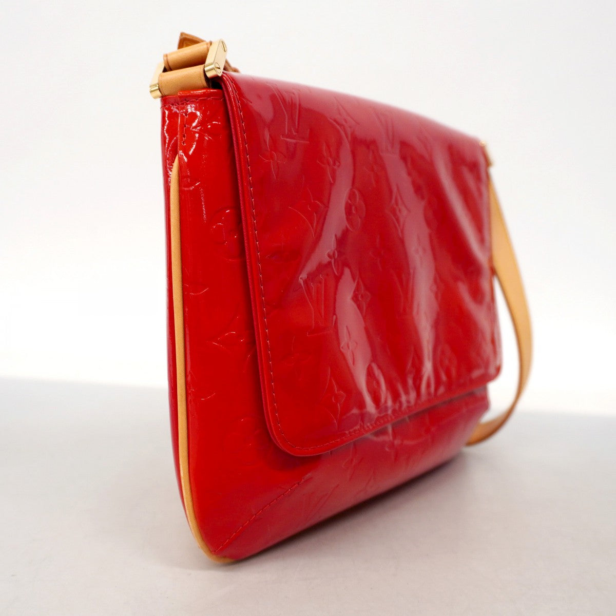 【6ae5174-k】ルイヴィトン ショルダーバッグ ヴェルニ トンプソンストリート M91094 ルージュ【中古】レディース