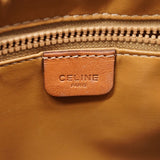 【6ae5177-k】セリーヌ クラッチバッグ マカダム PVC ブラウン ゴールド金具【中古】メンズ