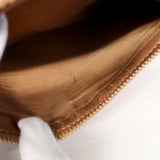 【6ae5177-k】セリーヌ クラッチバッグ マカダム PVC ブラウン ゴールド金具【中古】メンズ