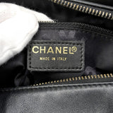 【6ae5179-k】シャネル ショルダーバッグ ワイルドステッチ ラムスキン ブラック ゴールド金具【中古】レディース