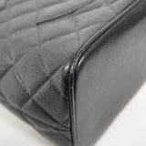 【6ae5180-k】シャネル トートバッグ 復刻トート キャビアスキン ブラック ゴールド金具【中古】レディース