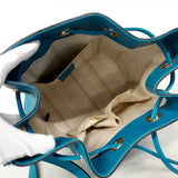 【6ae5181-k】グッチ ショルダーバッグ ディアマンテ 354229 レザー ブルー シャンパンゴールド金具【中古】レディース