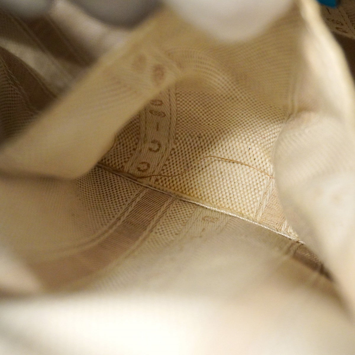 【6ae5181-k】グッチ ショルダーバッグ ディアマンテ 354229 レザー ブルー シャンパンゴールド金具【中古】レディース