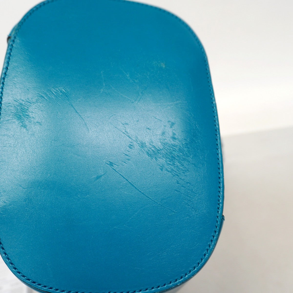 【6ae5181-k】グッチ ショルダーバッグ ディアマンテ 354229 レザー ブルー シャンパンゴールド金具【中古】レディース