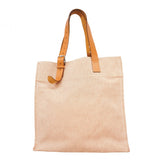 【6ae5200】エルメス トートバッグ エトリヴィエール キャンバス オレンジ シルバー金具 □R刻印【中古】レディース