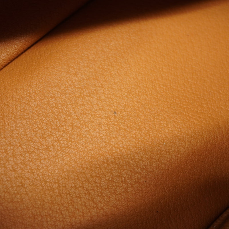 【6ae5202】セリーヌ ハンドバッグ マカダム PVC ブラウン ゴールド金具【中古】レディース