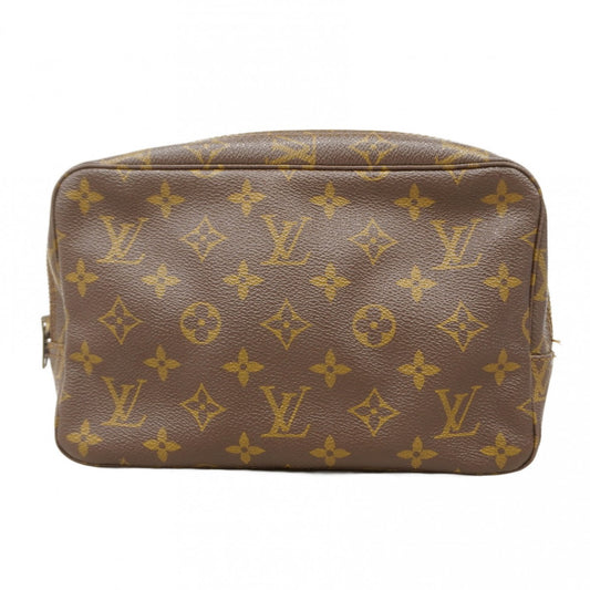 【6ae5205】ルイヴィトン ポーチ モノグラム トゥルーストワレット23 M47524 ブラウン【中古】レディース