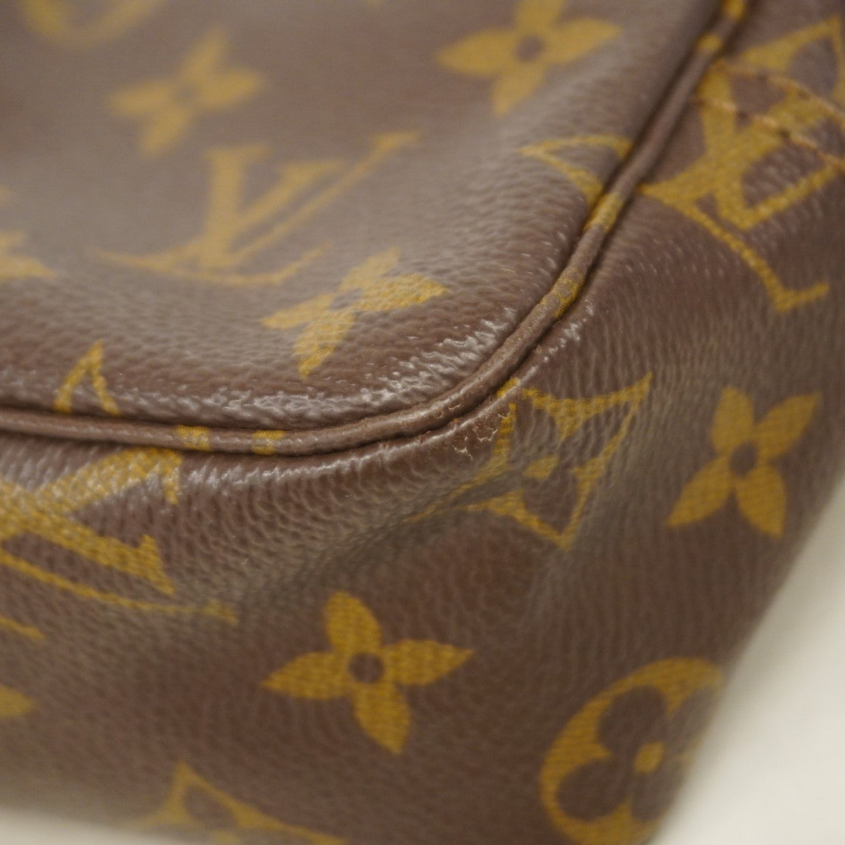 【6ae5205】ルイヴィトン ポーチ モノグラム トゥルーストワレット23 M47524 ブラウン【中古】レディース