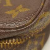 【6ae5205】ルイヴィトン ポーチ モノグラム トゥルーストワレット23 M47524 ブラウン【中古】レディース