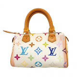 【6ae5206】ルイヴィトン ハンドバッグ モノグラム・マルチカラー ミニスピーディ M92645 ブロン【中古】レディース