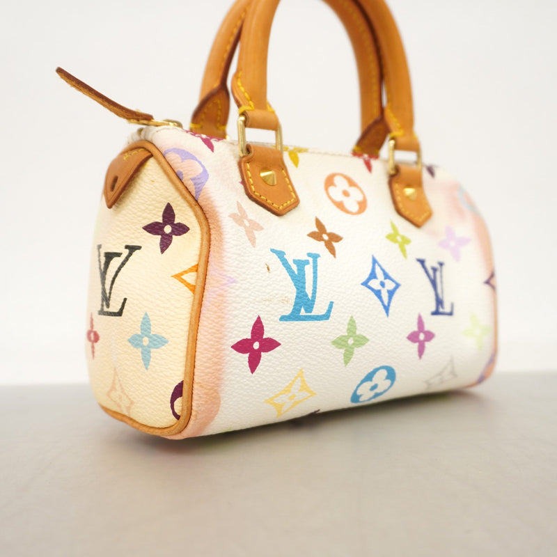 【6ae5206】ルイヴィトン ハンドバッグ モノグラム・マルチカラー ミニスピーディ M92645 ブロン【中古】レディース