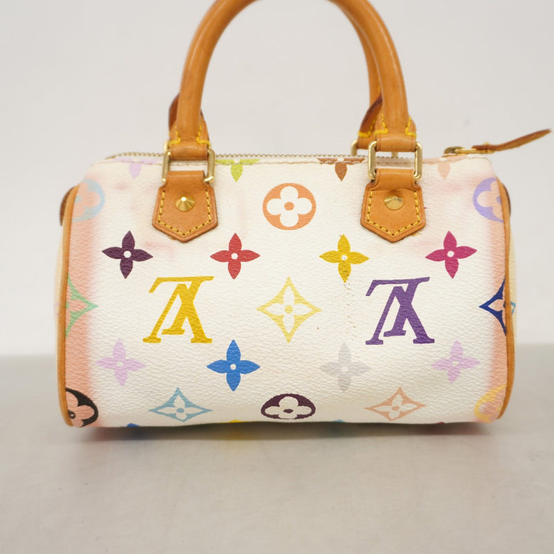 【6ae5206】ルイヴィトン ハンドバッグ モノグラム・マルチカラー ミニスピーディ M92645 ブロン【中古】レディース