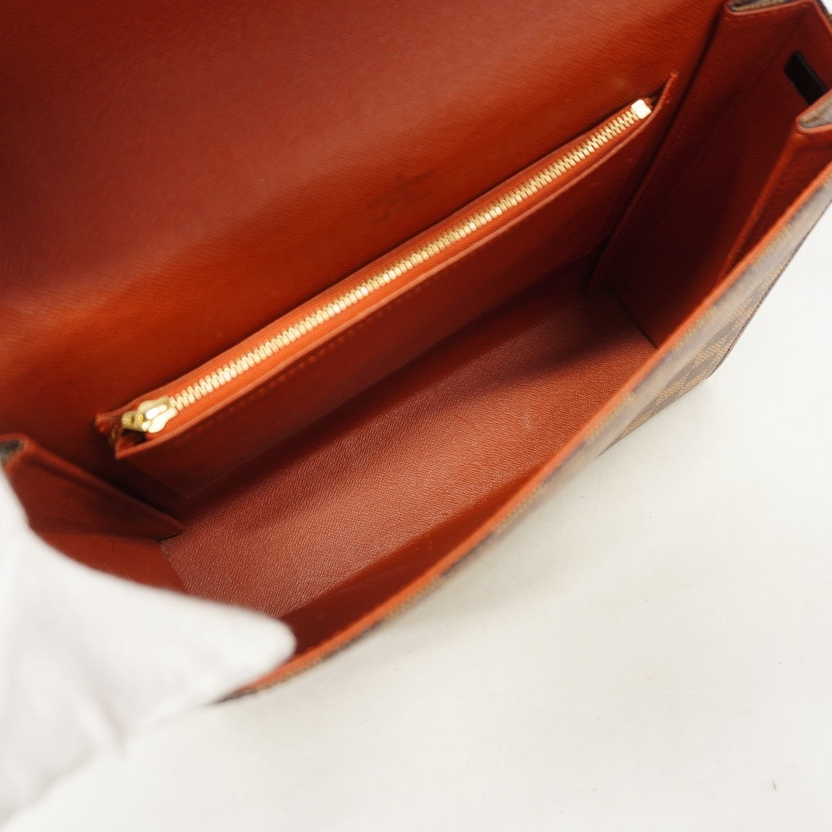 【6ae5208】ルイヴィトン ショルダーバッグ ダミエ トライレベッカロン N51160 エベヌ【中古】レディース