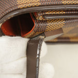 【6ae5208】ルイヴィトン ショルダーバッグ ダミエ トライレベッカロン N51160 エベヌ【中古】レディース