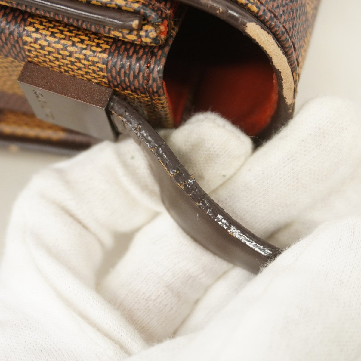 【6ae5208】ルイヴィトン ショルダーバッグ ダミエ トライレベッカロン N51160 エベヌ【中古】レディース