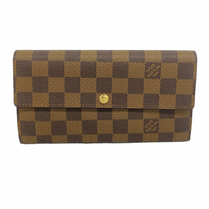 ✨極美品✨ルイヴィトン ポルトフォイユ サラ ダミエ エベヌ 長財布 ６枚 ルイ ヴィトン ダミエ エベヌ ポルトフォイユ サラ 長財布 フラップ