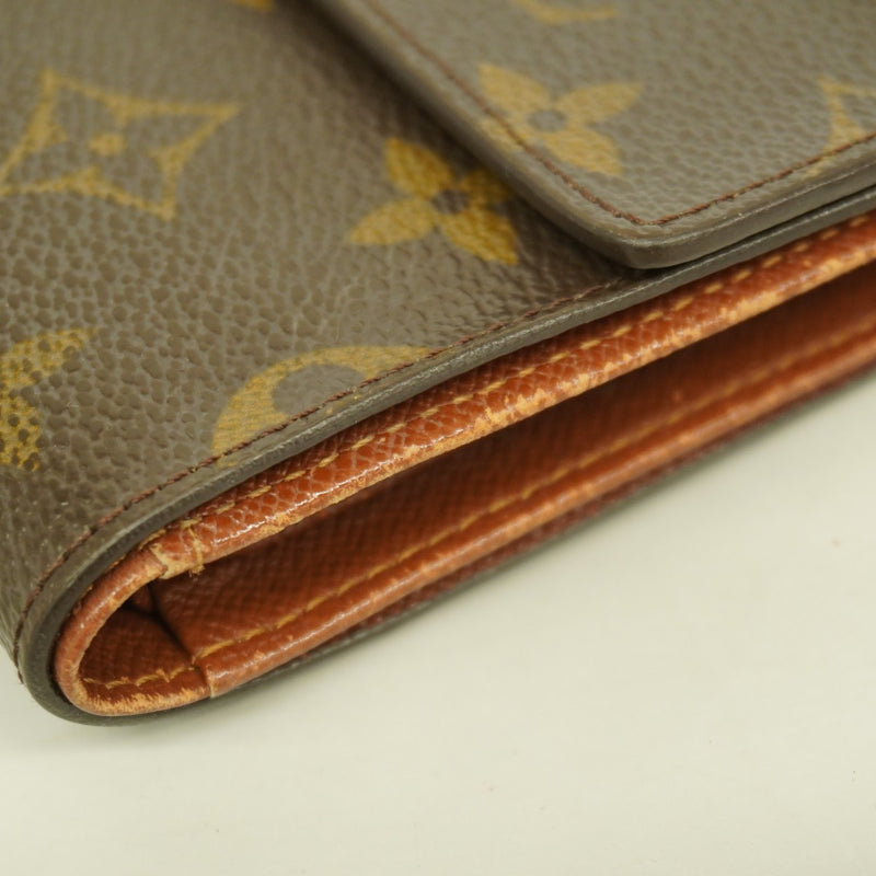 6ae5415】ルイヴィトン 三つ折り財布 モノグラム ポルトトレゾール