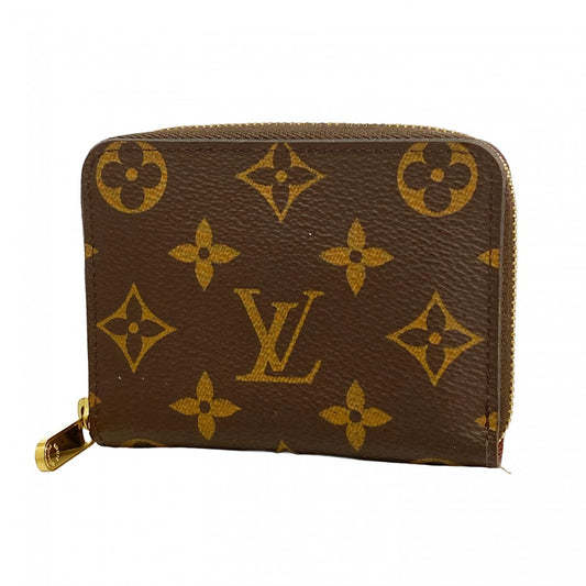【6ae5568-k】ルイヴィトン コインケース モノグラム ジッピーコインパース M60067 ブラウン【中古】メンズ レディース ユニセックス