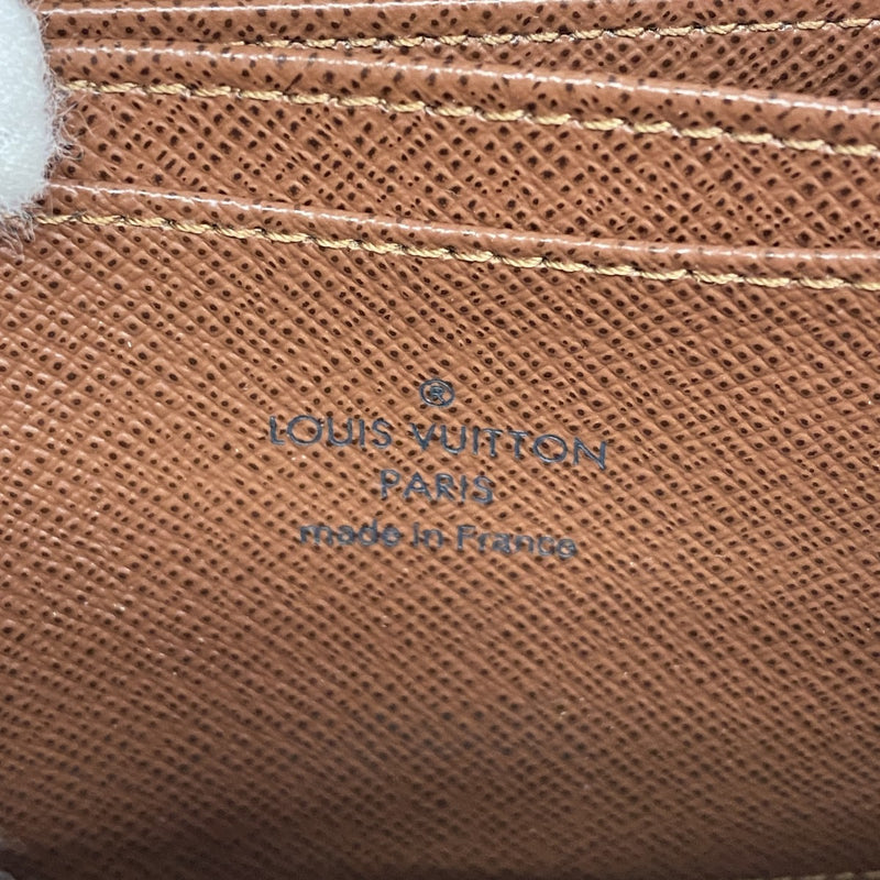 【6ae5568-k】ルイヴィトン コインケース モノグラム ジッピーコインパース M60067 ブラウン【中古】メンズ レディース ユニセックス